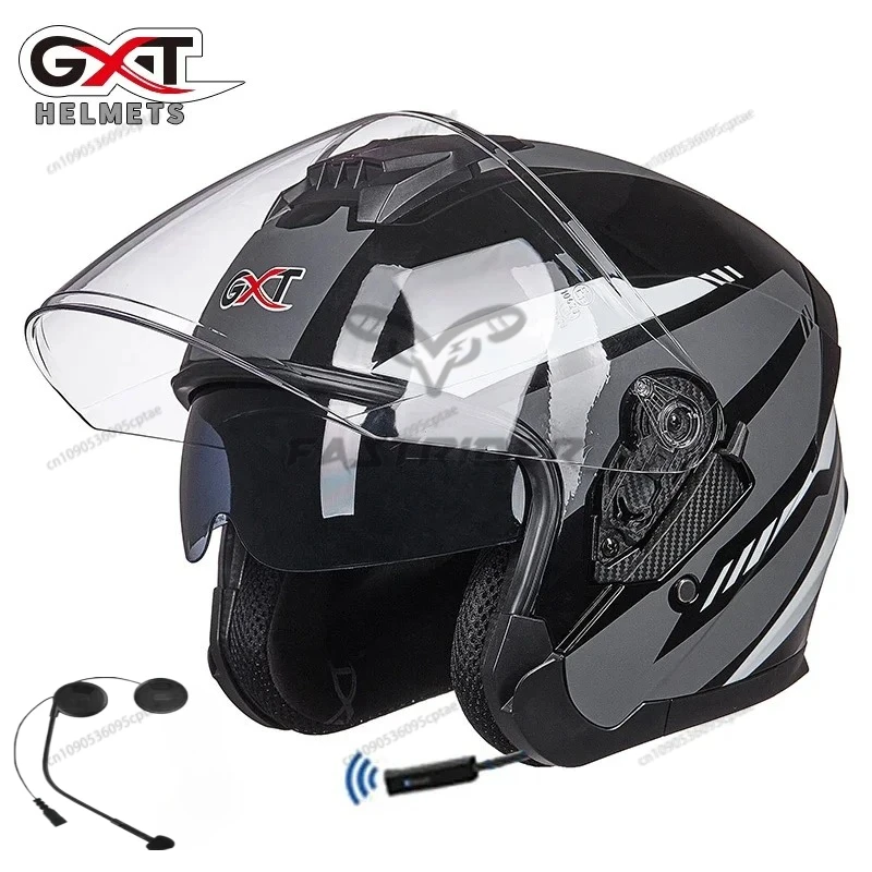 Full Face Motorcycle Helmet With Bluetooth - GXT 오토바이 헬멧 헤드셋 무선 스피커